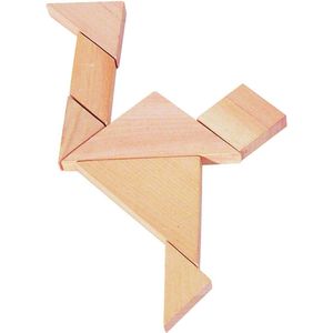 Goki Tangram Hout: 7-delig 2