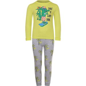 Jongens Pyjama "Take it easy Dude", merk Pebble Stone in de maten 92/98-122
