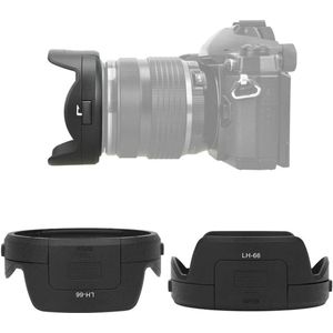 Vervangende 12 40Mm F2.8 Pro Zonnekap - Zwart Plastic - Lh 66 Camera Mount Zonnekap Voor M.Zuiko Ed 12 40Mm F2.8 Lens