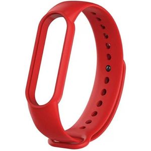 Beline pasek smartwatchbandje voor Mi Band 7/6/5 rood