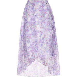 DreiMaster - Wikkelrok - Bloemenprint - Normale Pasvorm - Chiffonstof