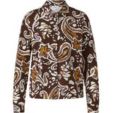 s.Oliver RED LABEL - Blouse - Katoenmix - Relaxed Fit - Lange Mouwen - All-over Motief