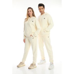 Purple-Daisy Escape Unisex Hoodie | Sporttruien | Sportkleding (PDHD01)- SALE- Maat S - ECRU