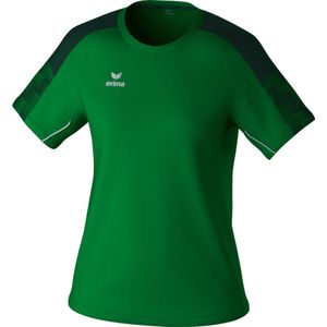 Erima Evo Star T-Shirt Dames - Groen | Maat: 38