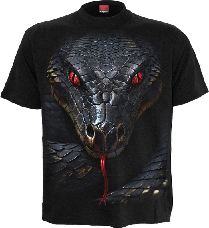 Spiral - Basilisk - T-shirt - Zwart