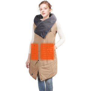 Draadloze Elektrische Deken 132 x 110 cm - Fluweel, Machinewasbaar, 6 Verwarmingszones, 3 Temperatuurniveaus