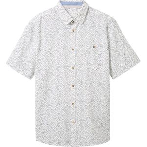 Tom Tailor Overhemd Overhemd Met Linnen 1040991xx10 34729 Mannen Maat - M