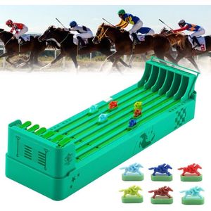 Elektrisch paardenrace-spel met 6 paarden - Interactief tabletopspel voor volwassenen en kinderen - Ideaal voor familiefeesten
