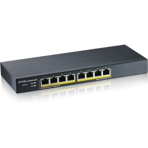 8-poorts Gigabit PoE Switch - Smart Managed - Desktop/Rack Mount - 70W Budget - VLAN, IGMP, QoS