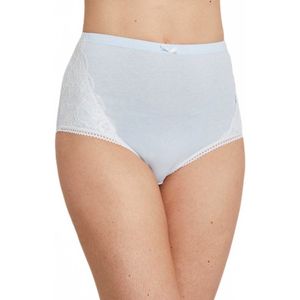 Katoenen slip met hoge taille en kant - set van 3