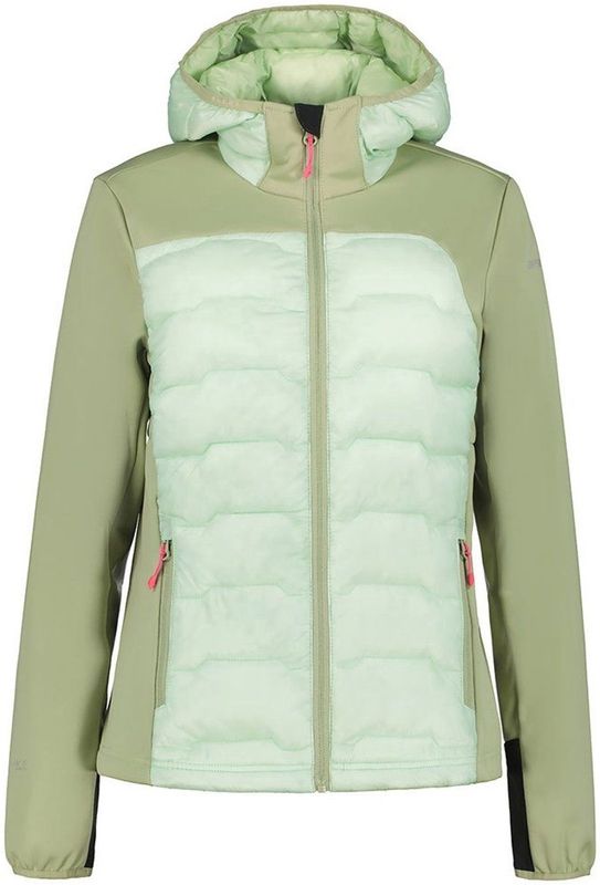 Icepeak - Burlison - Softshelljack - Groen - Dames - Regular Fit