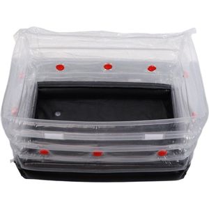 Grote Vierkante Paddenstoel Monotub Kit | Opblaasbare Kweekkast | Gemakkelijk op Te Bergen .