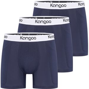 Kangoo Underwear | Dé onderbroek met zakken | Navy White | 3-pack - S
