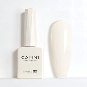 Canni UV Gellak Gebroken Wit - 9 ml - Gellak Wit - Witte Gellak - Gellac Wit - Gellak Kleuren - Canni Gellak - Gellak Nagellak