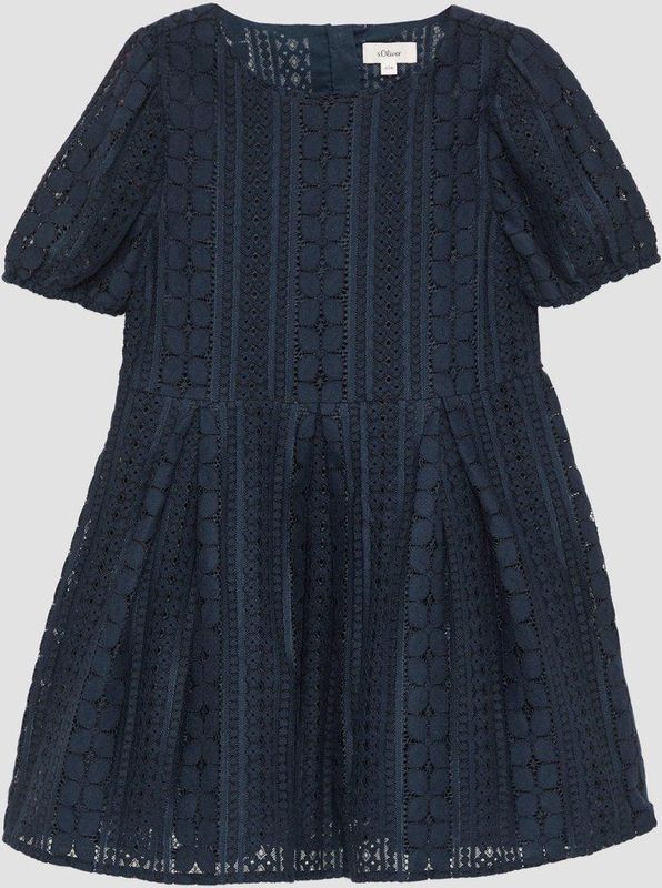 Jurk - Kanten - Korte Lengte - Pofmouwtjes