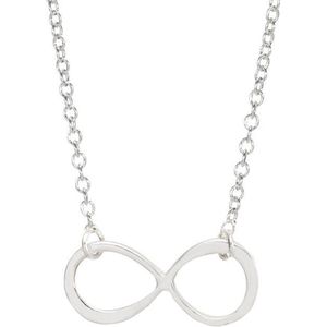 24/7 Jewelry Collection Infinity Ketting - Acht - Zilverkleurig