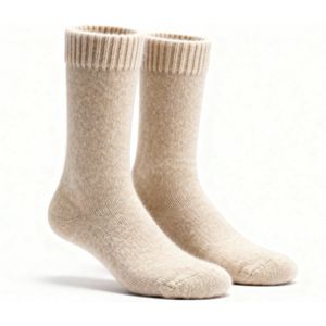 JAXY Alpaca Sokken - Wandelsokken Dames - Huissokken Heren - Warme Sokken - Wollen Sokken - Thermo Sokken - 41-47 - Beige