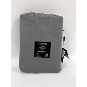 Beau Maison Dubbel Jersey Kussenslopen 60x70 cm Antraciet - Set van 2