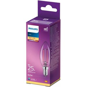 Philips E14 Lichtbron kaarslamp - Warm wit licht - 2W