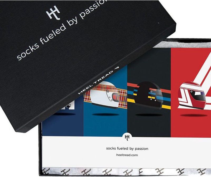 Heel Tread - Helmpakket - Sokken - 4 Paren