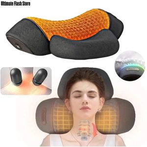 Bibeenah nekmassage kussen - Shiatsu massagekussen met warmtefunctie - Rug, schouder en nek massage apparaat – Ontspanning thuis