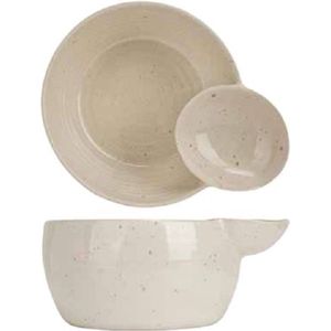 AMUSE QUARTZ KOMMETJE MET DIP - 14,5X12XH6,5CM - BY SPOTS & SPECKLES