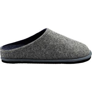 Loewenweiss Lowenweiss Easy Bicolore - Handgemaakte Pantoffels Gekookte Wol - Grijs / Blauw BLAUW - Maat 38