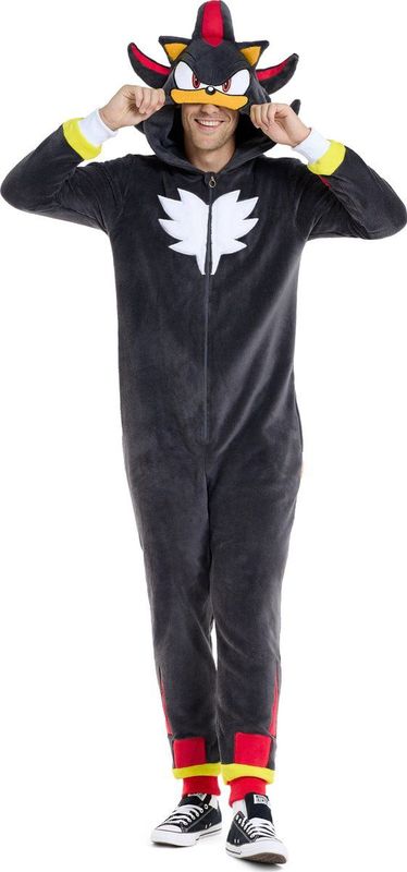 OppoSuits - Shadow Onesie - Zwart - Unisex Jumpsuit - Carnaval