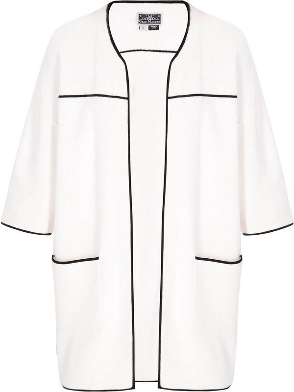 DreiMaster - Maritim - Gebreid Vest - Zwart/Wit