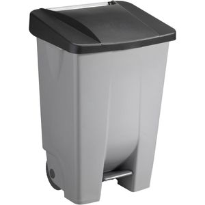 Sunware - Pedaalemmer Basic - Zwart - 80 Liter - Huis/Tuin Afval Scheiden