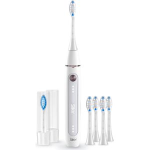 Silk'n SonicYou Elektrische Tandenborstel Geschenkset - met 4-Pack Witte opzetborstels - Wit