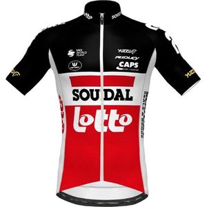 Fietsshirt Soudal-Lotto Kids Spl Aero Trui Km Lr X21 - Maat: 110