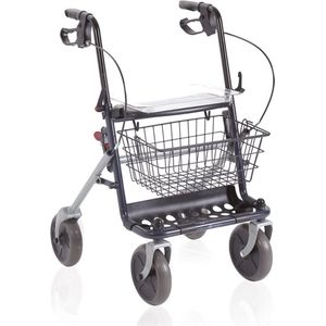 Moretti - Stalen rollator - Lichtgewicht - Opvouwbaar - met 4 wielen