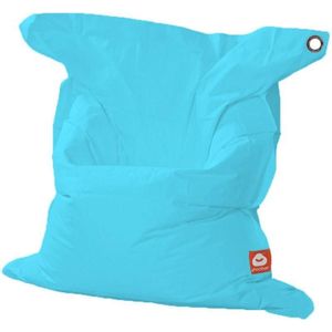 Whoober rechthoek zitzak St. Tropez XL outdoor aqua blauw - Wasbaar - Voor binnen en buiten