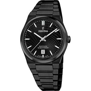 FESTINA SWISS MADE MEN'S BLACK WATCH F20080/1
