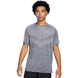 Nike - Stride - Sportshirt - Zwart - 100% Polyester