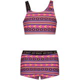 Just Beach J401-5014 Meisjes Bikini - Purple aztek - Maat 122-128