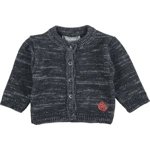 Zero2three - Cardigan - Donkergrijs mélange - Maat 62