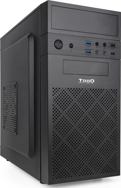 TooQ TQC-4701U3C-B computerbehuizing Mini Tower Zwart
