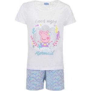 Peppa Pig - Shortama - Wit - 3 jaar -  Maat 98