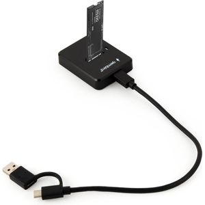 Gembird Docking Station - USB C naar M.2 SATA & NVME SSD