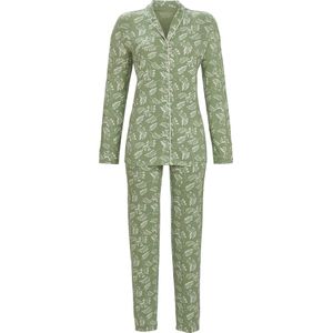Groene doorknooppyjama flora - Groen - Maat - 36