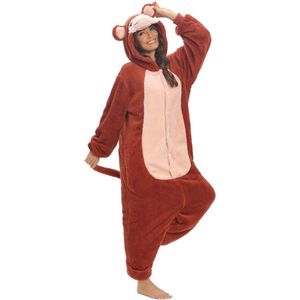 Uniseks Slaappak met Capuchon - Zacht en Warm Jumpsuit voor Volwassenen