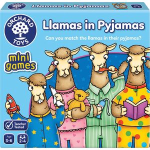 Orchard Toys - Llamas In pyjamas - Mini Game - Lama koppelspel - vanaf 3 jaar