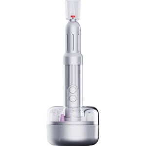 Elektrische Nagelvijlen - Nagelboor Draadloos - Voor Acryl-, Gel- en Natuurlijke Nagels - Elektrische Nagelboor met 18000 RPM - 6 Instelbare Snelheden - Draagbare Manicure-Pedicure-Set - Hand- en Voetverzorging - Zilver