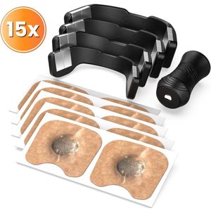 Hëndig - 15 paar - Anti Snurk Neusspreider - Snurkbeugel - One Size Fits All - Neuspleister - Neusstrips Tegen Snurken