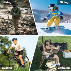 4 Paar Thermische Kindersokken Merinowol - Dikke Wandelsokken voor Jongens en Meisjes - Warme Bootkousen