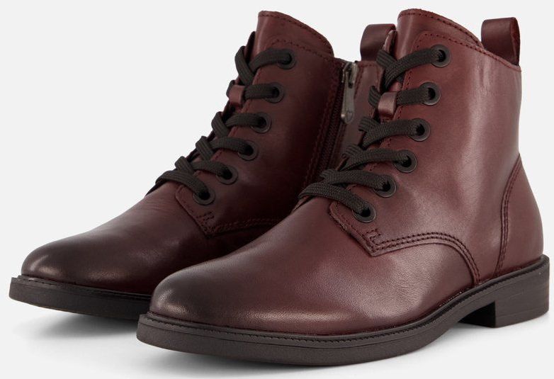 MARCO TOZZI - Veterlaarsjes - Bordeaux - Glad Leer