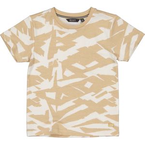 Jongens t-shirt - Bani - AOP zand sketch