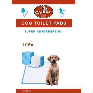 Chikko Quality Puppy Training Pads - Zindelijkheid - Hondentoilet (105 stuks)